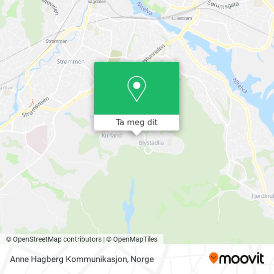 Anne Hagberg Kommunikasjon kart