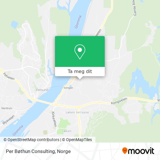 Per Bøthun Consulting kart