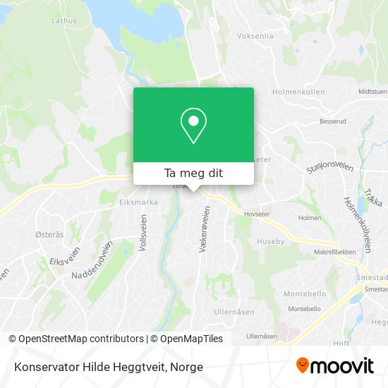 Konservator Hilde Heggtveit kart