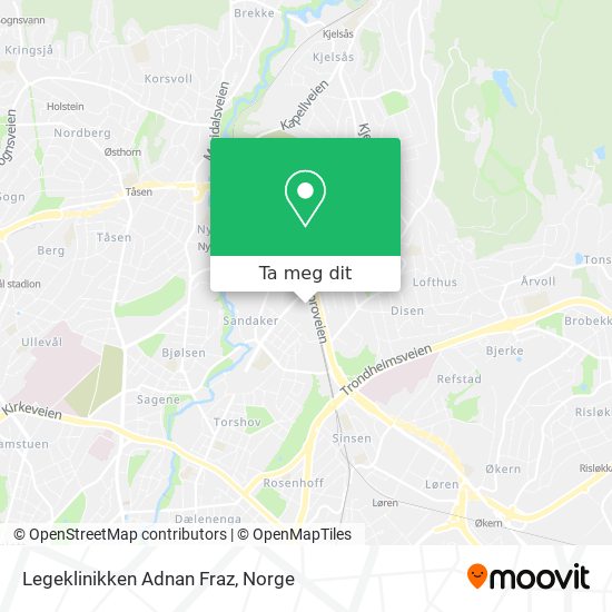 Legeklinikken Adnan Fraz kart