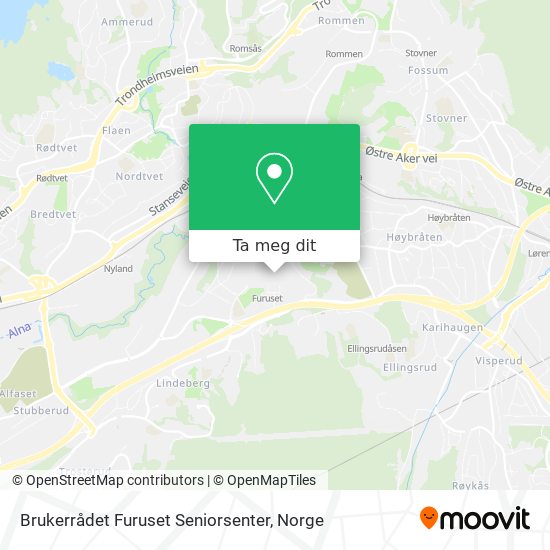 Brukerrådet Furuset Seniorsenter kart