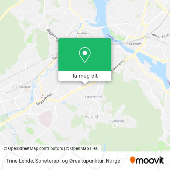 Trine Lende, Soneterapi og Øreakupunktur kart