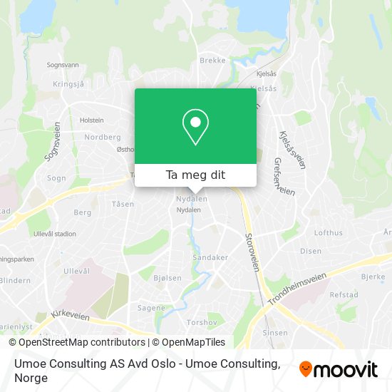 Umoe Consulting AS Avd Oslo - Umoe Consulting kart