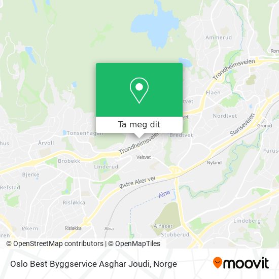 Oslo Best Byggservice Asghar Joudi kart