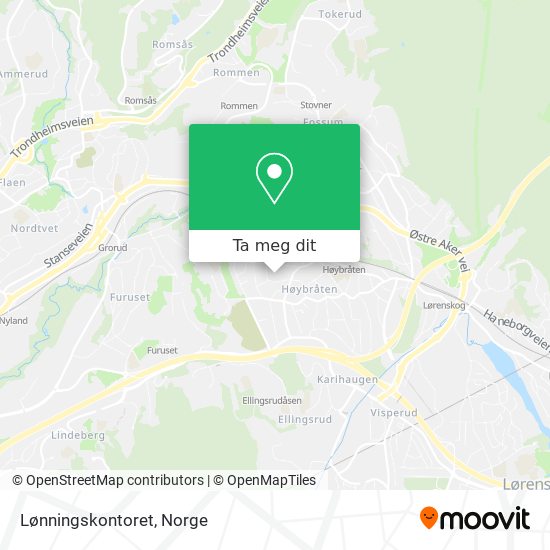 Lønningskontoret kart