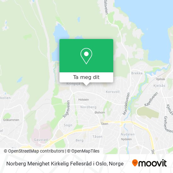 Norberg Menighet Kirkelig Fellesråd i Oslo kart