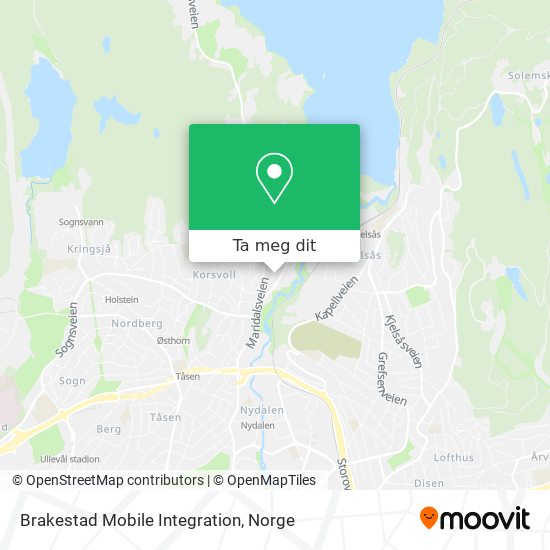 Brakestad Mobile Integration kart