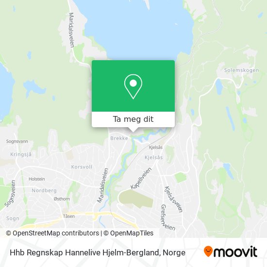 Hhb Regnskap Hannelive Hjelm-Bergland kart