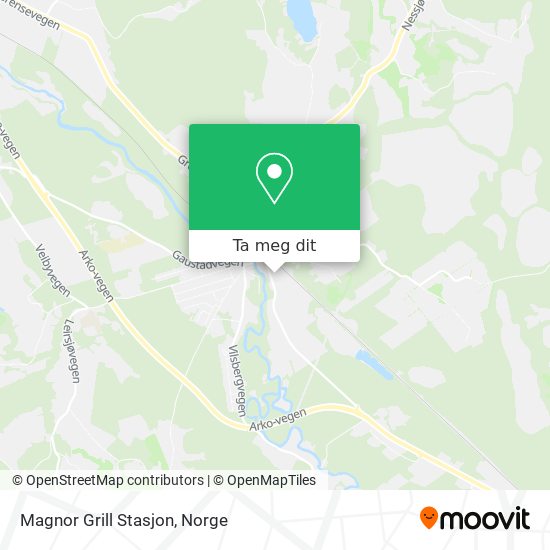Magnor Grill Stasjon kart