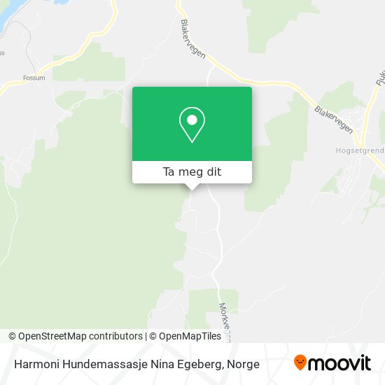 Harmoni Hundemassasje Nina Egeberg kart