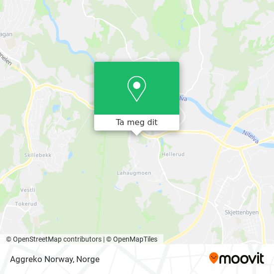 Aggreko Norway kart