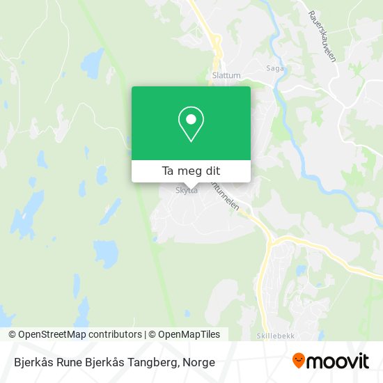 Bjerkås Rune Bjerkås Tangberg kart