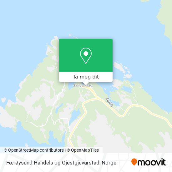 Færøysund Handels og Gjestgjevarstad kart