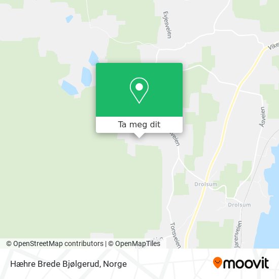 Hæhre Brede Bjølgerud kart