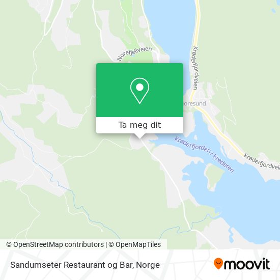 Sandumseter Restaurant og Bar kart
