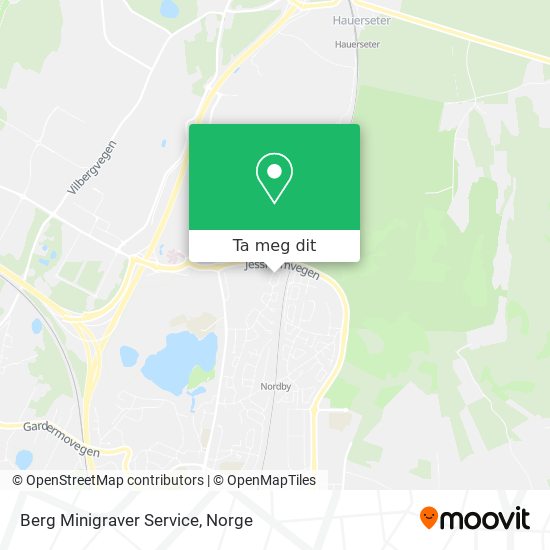 Berg Minigraver Service kart