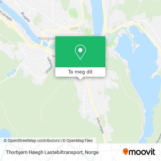 Thorbjørn Høegh Lastebiltransport kart