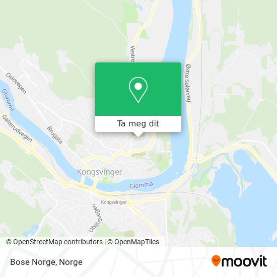 Bose Norge kart