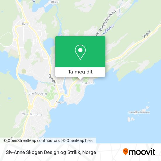 Siv-Anne Skogen Design og Strikk kart
