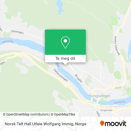 Norsk Telt Hall Utleie Wolfgang Immig kart