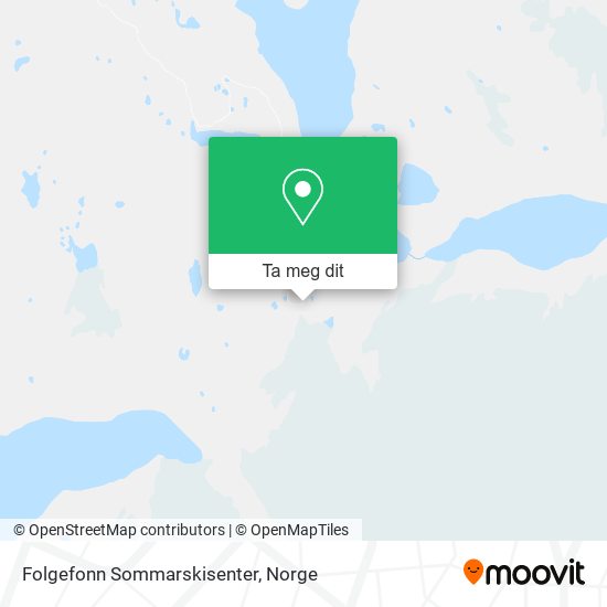 Folgefonn Sommarskisenter kart