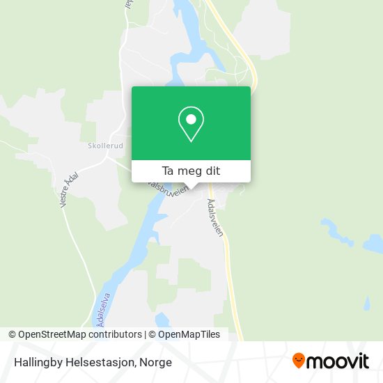 Hallingby Helsestasjon kart