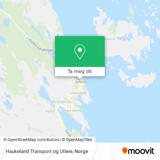 Haukeland Transport og Utleie kart