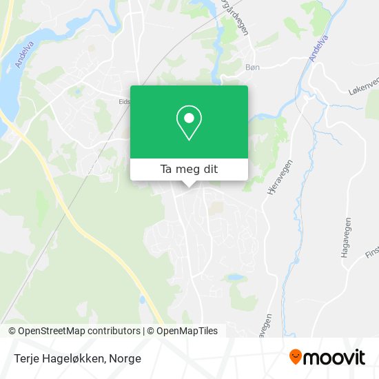 Terje Hageløkken kart