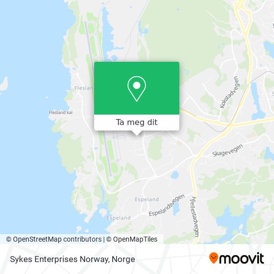 Sykes Enterprises Norway kart