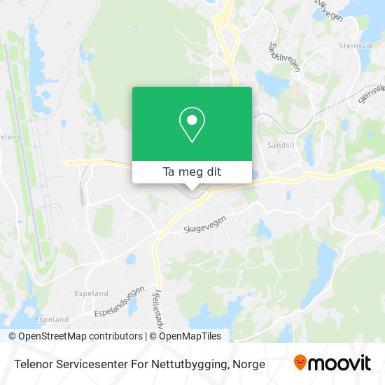 Telenor Servicesenter For Nettutbygging kart