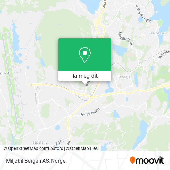 Miljøbil Bergen AS kart