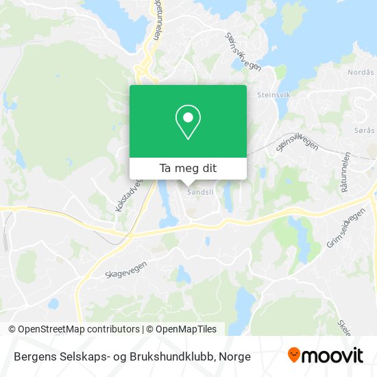 Bergens Selskaps- og Brukshundklubb kart