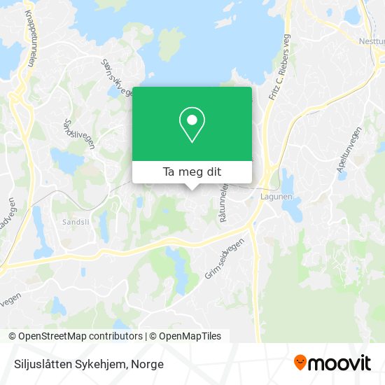 Siljuslåtten Sykehjem kart