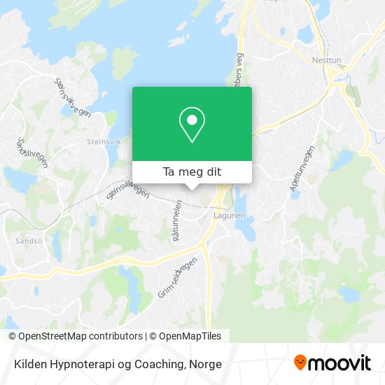 Kilden Hypnoterapi og Coaching kart