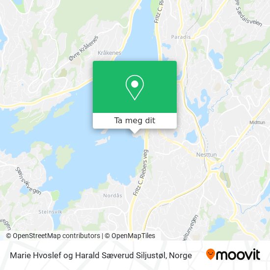 Marie Hvoslef og Harald Sæverud Siljustøl kart