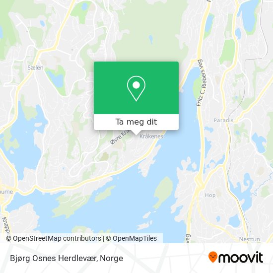 Bjørg Osnes Herdlevær kart