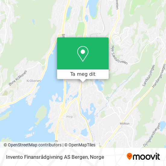 Invento Finansrådgivning AS Bergen kart
