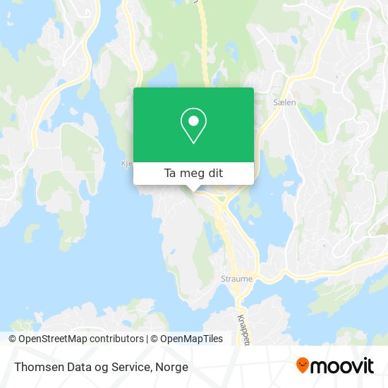 Thomsen Data og Service kart