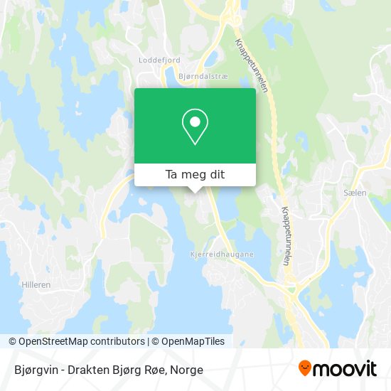 Bjørgvin - Drakten Bjørg Røe kart