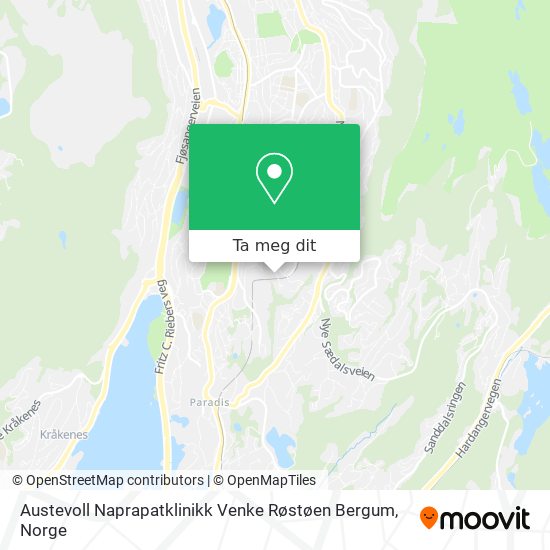 Austevoll Naprapatklinikk Venke Røstøen Bergum kart