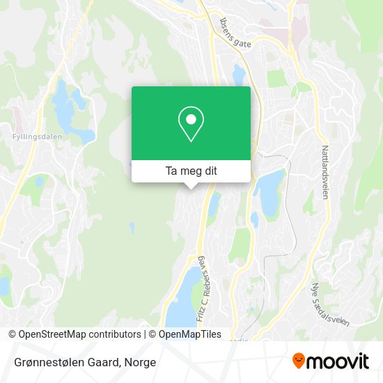 Grønnestølen Gaard kart