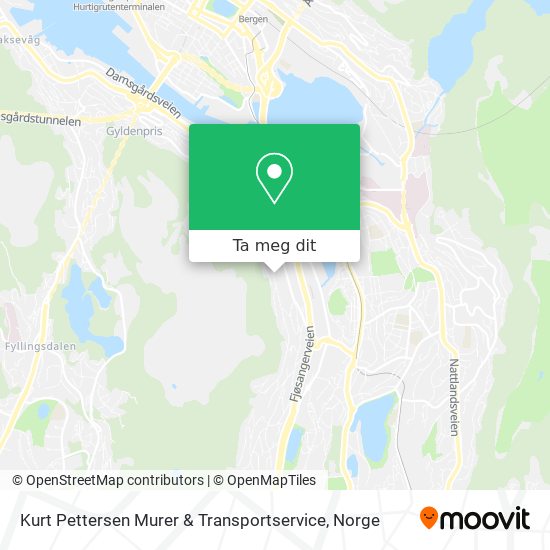 Kurt Pettersen Murer & Transportservice kart