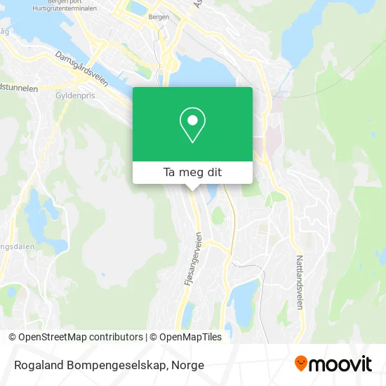 Rogaland Bompengeselskap kart