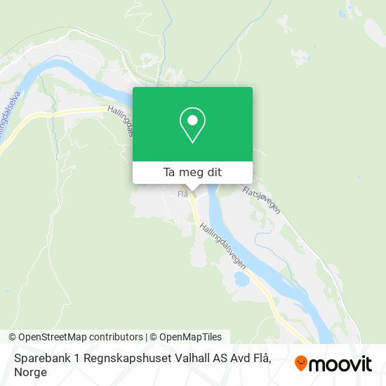 Sparebank 1 Regnskapshuset Valhall AS Avd Flå kart