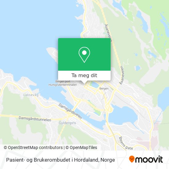 Pasient- og Brukerombudet i Hordaland kart