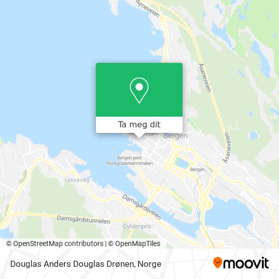 Douglas Anders Douglas Drønen kart