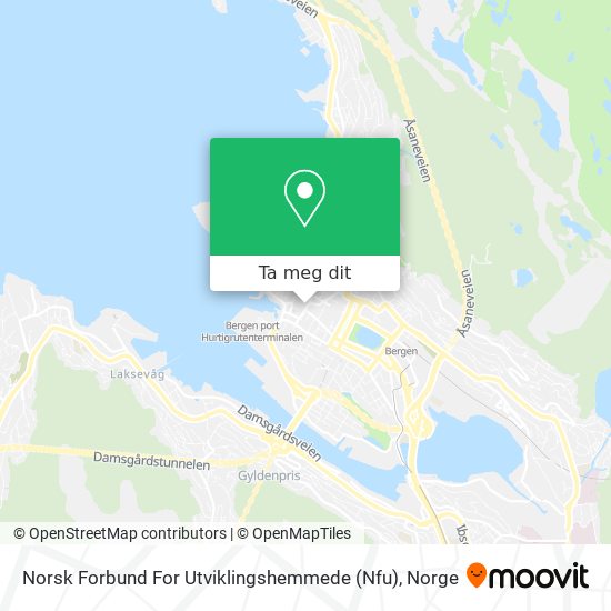 Norsk Forbund For Utviklingshemmede (Nfu) kart