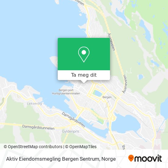 Aktiv Eiendomsmegling Bergen Sentrum kart