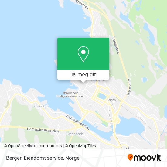 Bergen Eiendomsservice kart