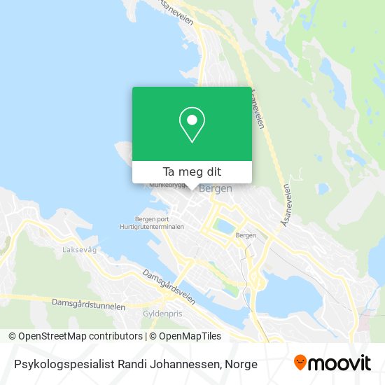 Psykologspesialist Randi Johannessen kart